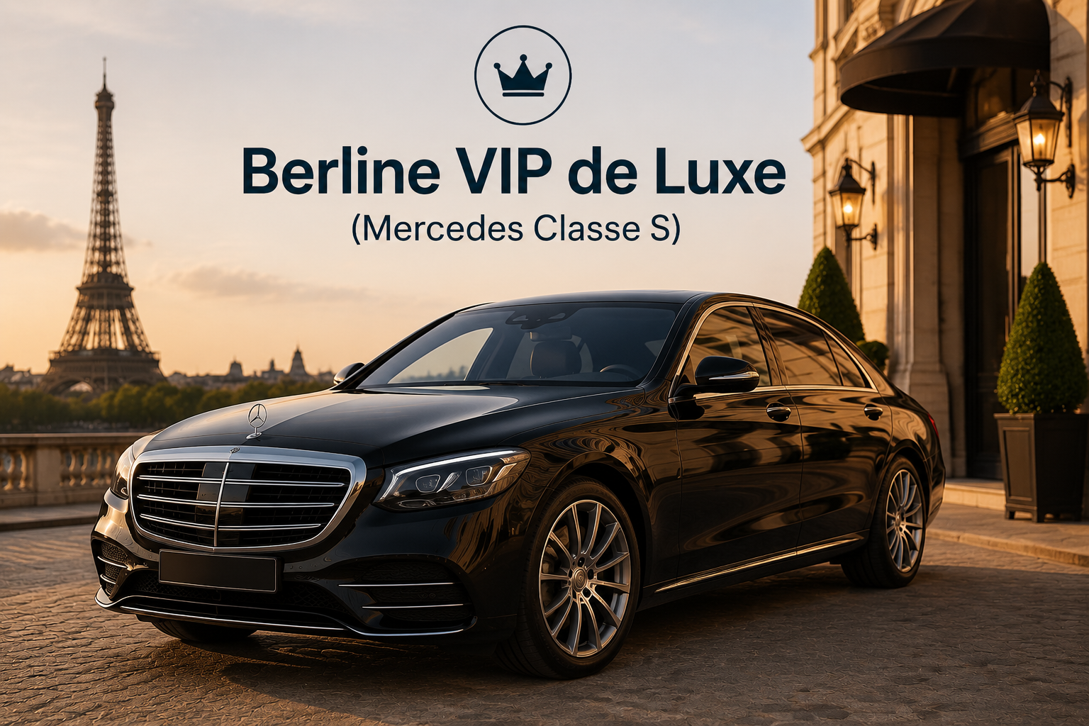 Berline VIP de Luxe (Mercedes Classe S)